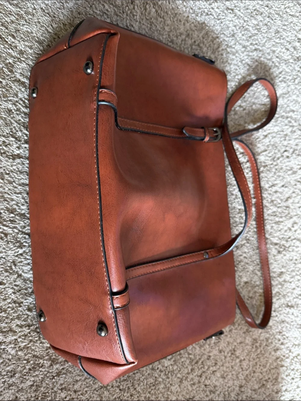 Women's Tan Tote Shoulder Bag - Classic Everyday Carry
